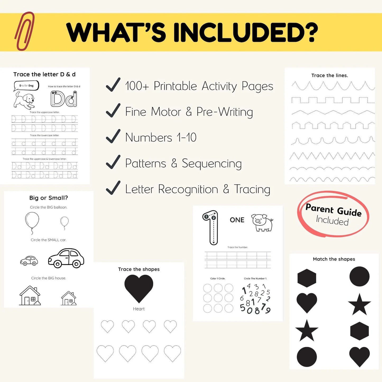 Preschool Curriculum Age 3-4 | Pre-K Homeschool Worksheets