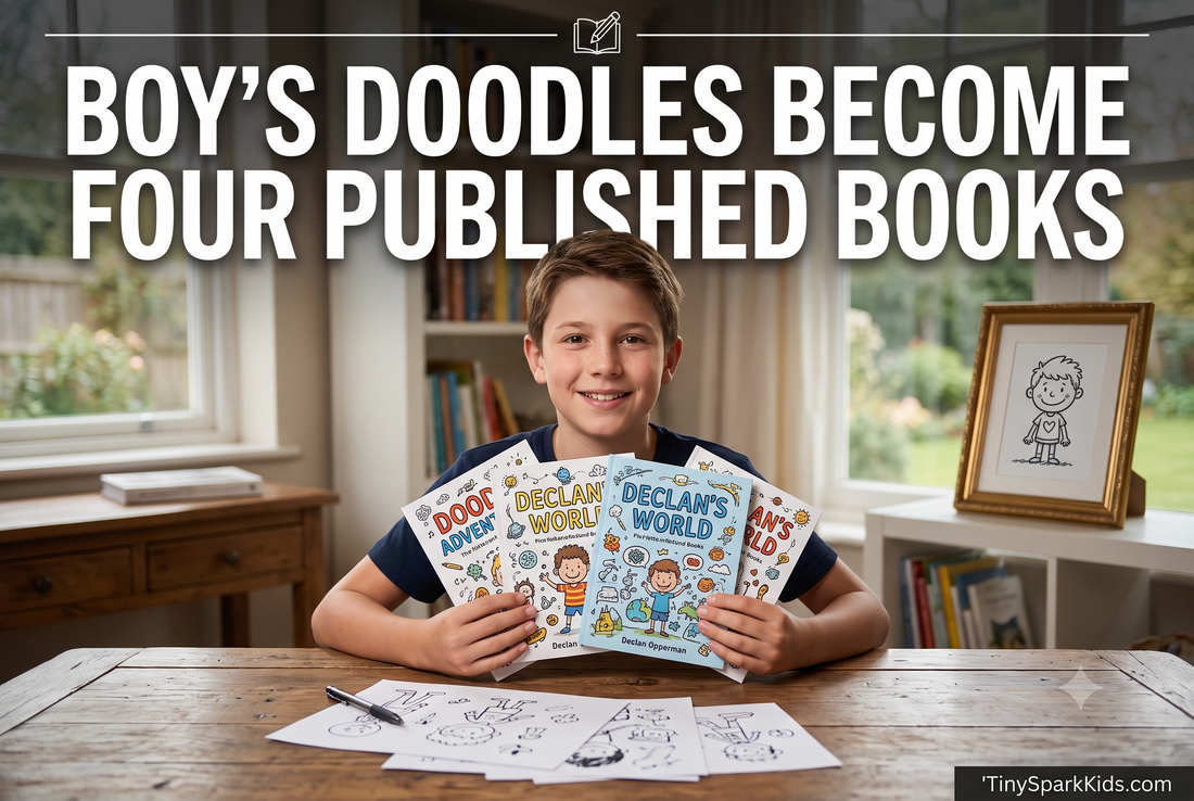 12-Year-Old Declan Opperman Turns His Imagination Into Four Published Children’s Books