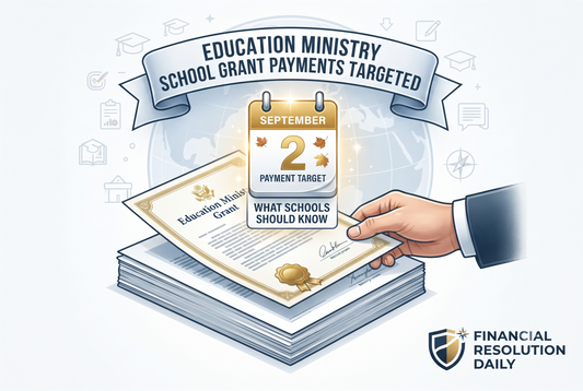Education Ministry School Grant Payments Targeted for September 2: What Schools Should Know