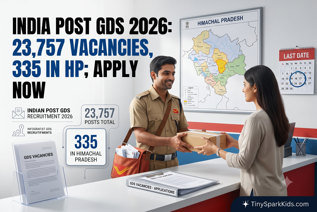 Indian Post GDS Recruitment 2026: 23,757 Posts Announced, 335 Vacancies in Himachal Pradesh; Check Last Date