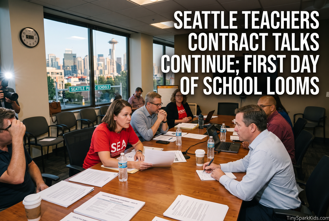 Seattle Public Schools Contract Talks Continue as Teachers and District Race to Reach Agreement Before School Starts