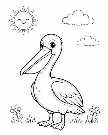 100 Bird Coloring Pages for Kids | Printable PDF Activity Book | Summer Fun Learning
