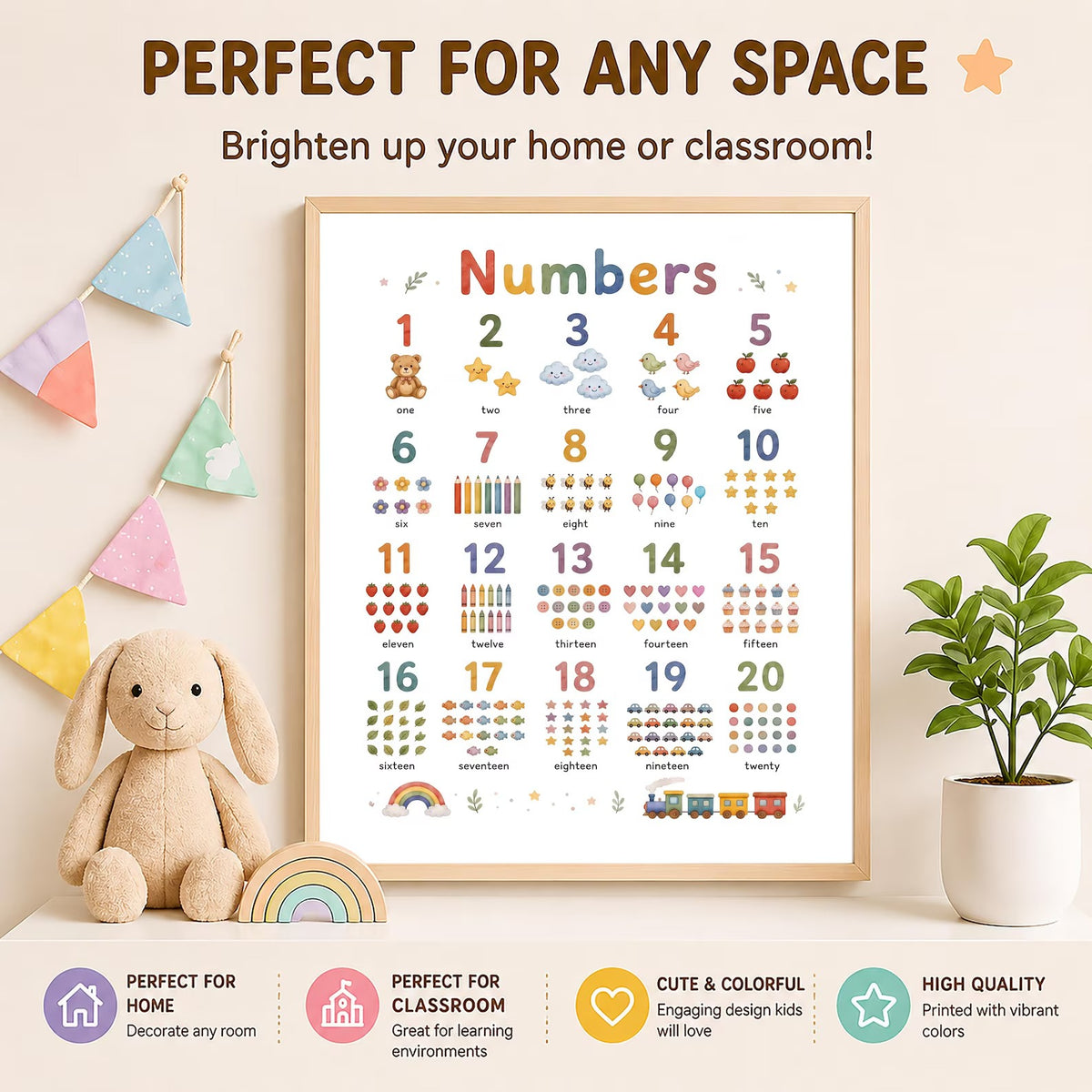 10 Educational Posters Bundle | Preschool Learning Printables