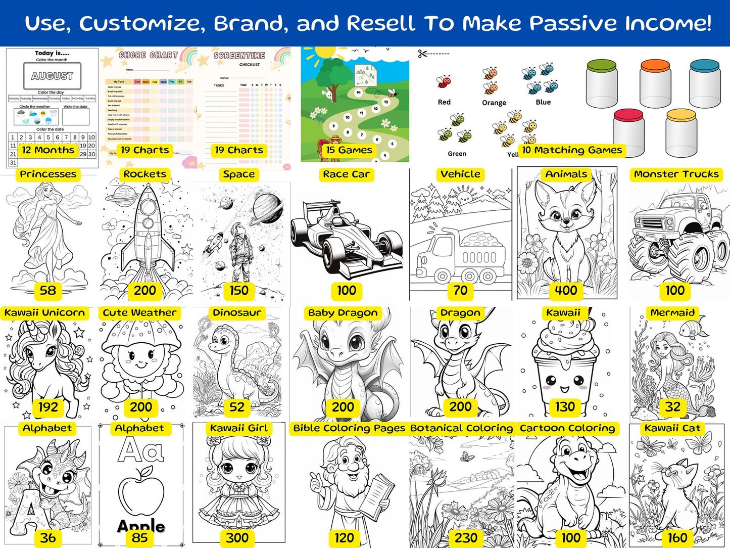 15,000+ Preschool Worksheets Mega Bundle | Printable Learning