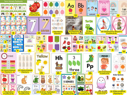 15,000+ Preschool Worksheets Mega Bundle | Printable Learning