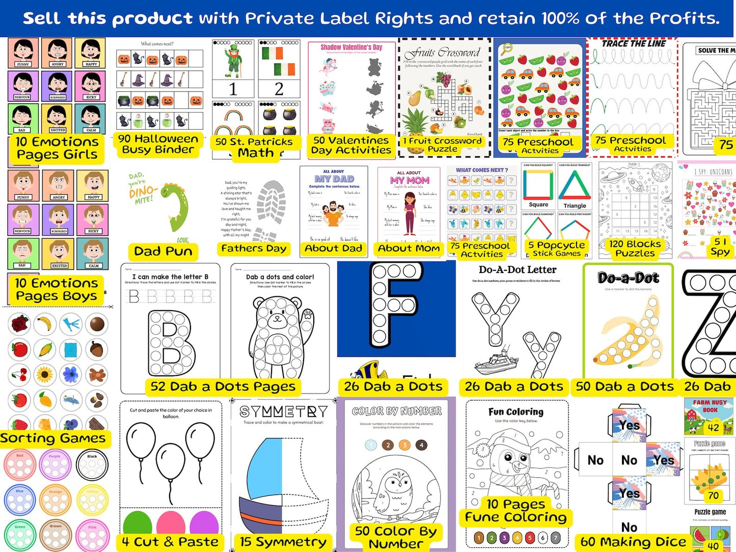 15,000+ Preschool Worksheets Mega Bundle | Printable Learning