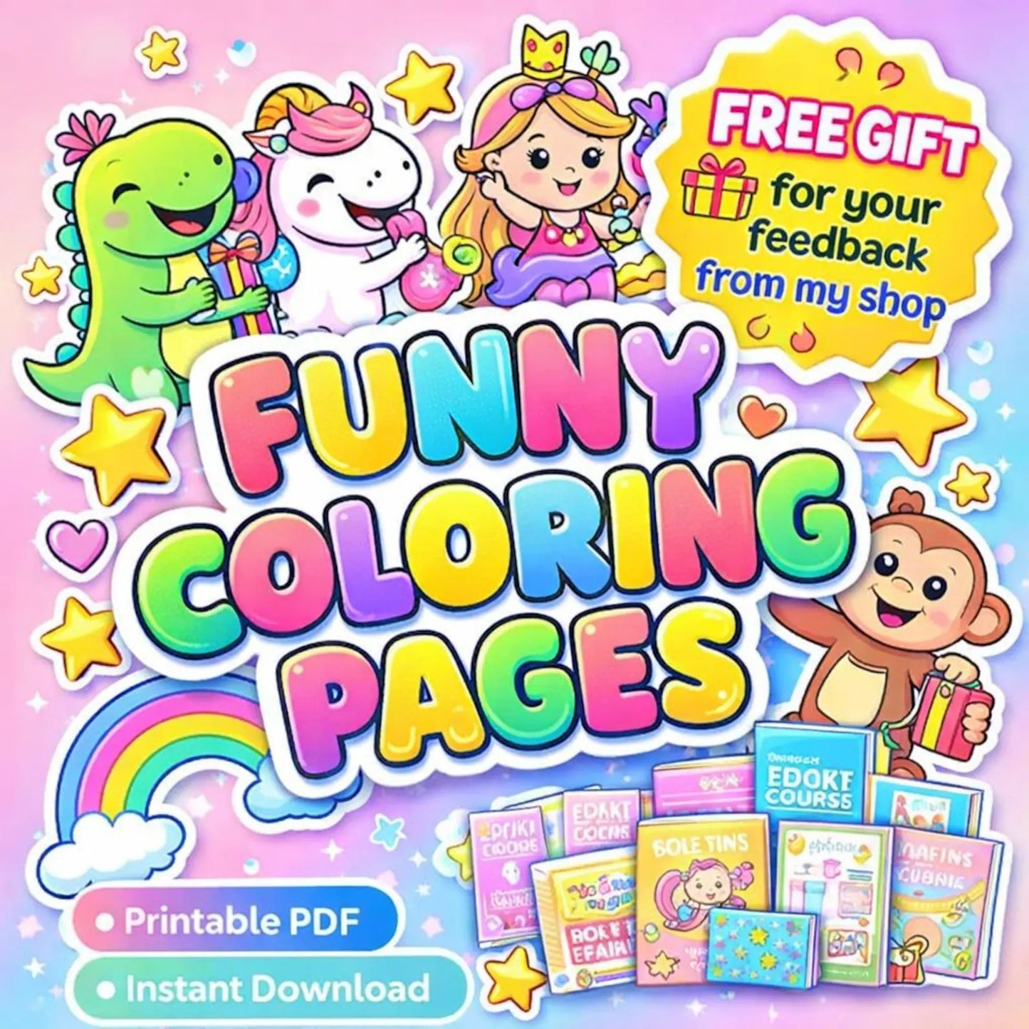 200,000+ Kids Learning Bundle | Coloring Pages & Worksheets PLR MRR