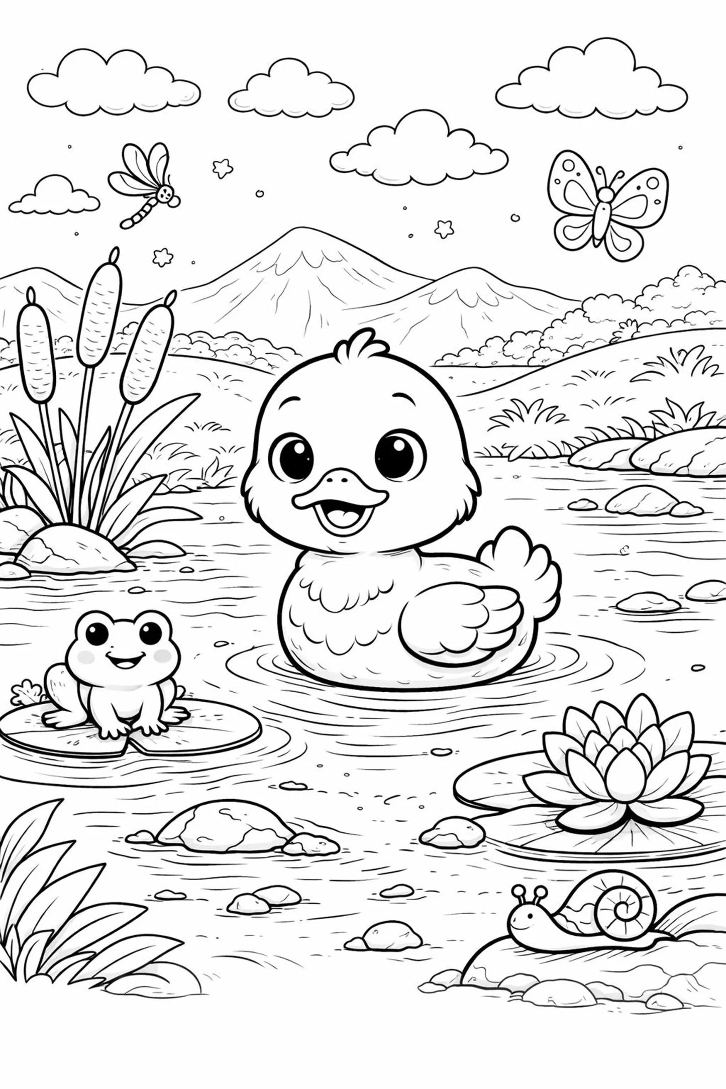 39 Animal Coloring Pages for Kids | Printable PDF Coloring Book | Preschool Learning Activity