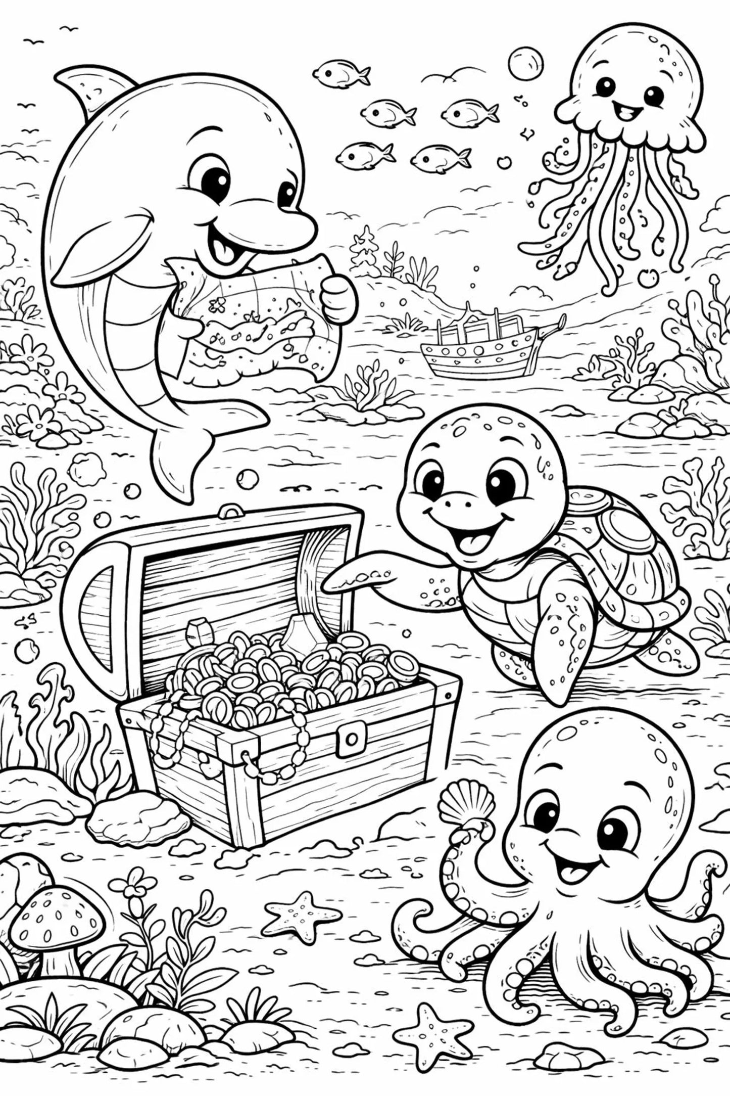 39 Animal Coloring Pages for Kids | Printable PDF Coloring Book | Preschool Learning Activity