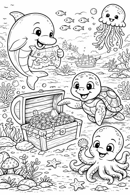 39 Animal Coloring Pages for Kids | Printable PDF Coloring Book | Preschool Learning Activity