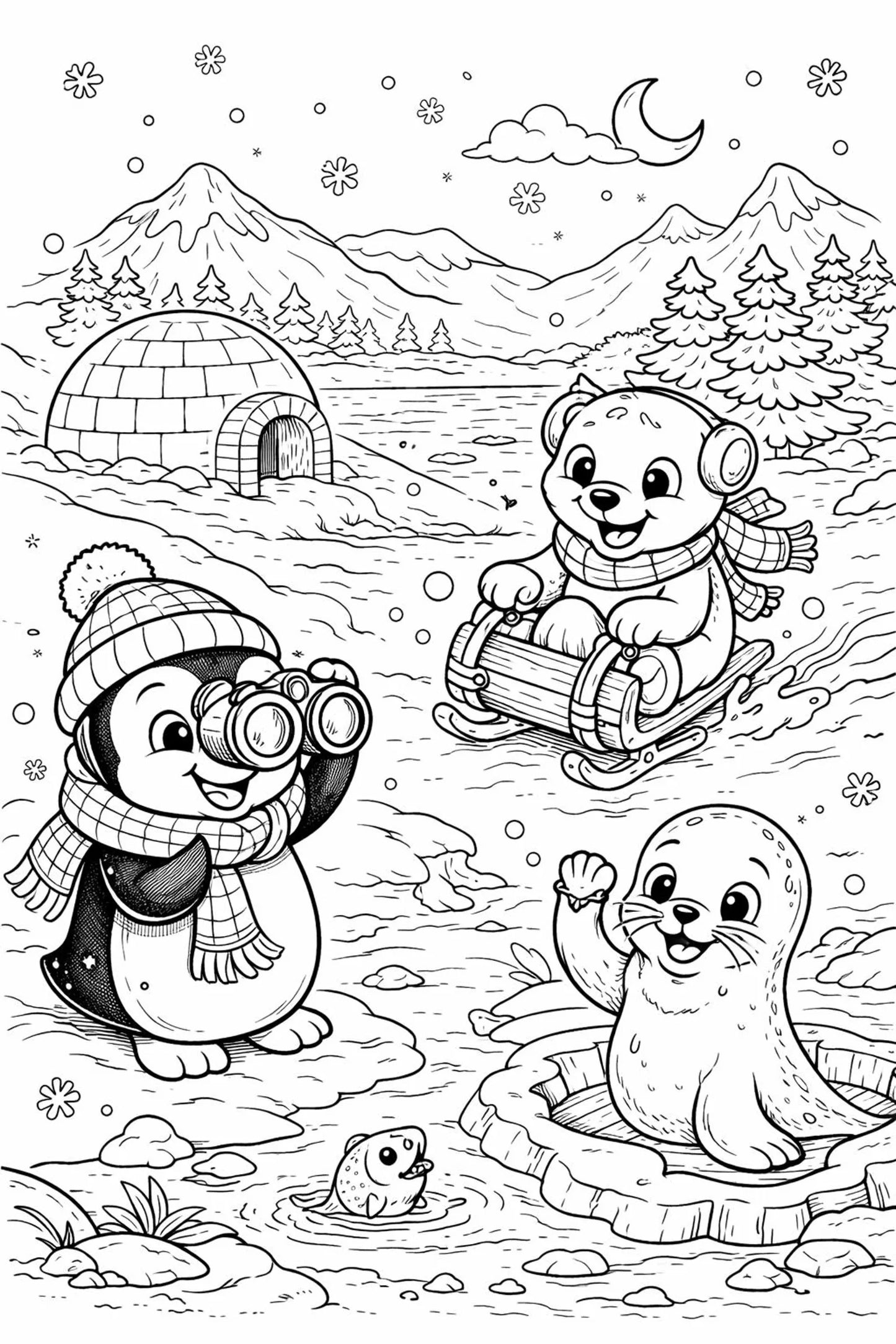 39 Animal Coloring Pages for Kids | Printable PDF Coloring Book | Preschool Learning Activity