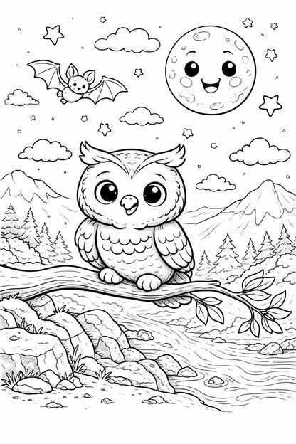 39 Animal Coloring Pages for Kids | Printable PDF Coloring Book | Preschool Learning Activity