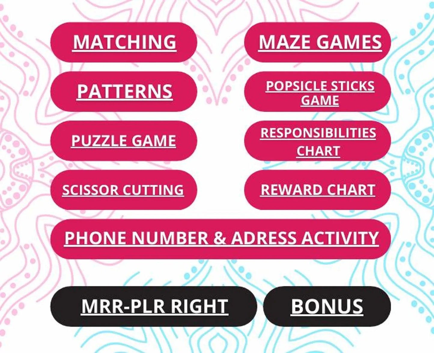 500,000+ Kids Learning Pages Bundle | Printable PDF Worksheets + Canva Templates | Preschool & Kindergarten Educational Activities | Digital Download