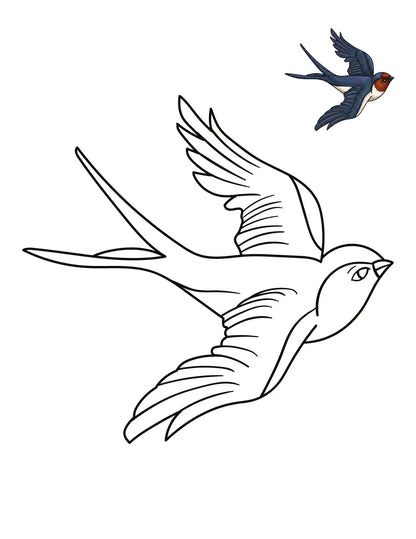 50 Bird Coloring Pages for Kids | Printable Bird Coloring Book | Learning Worksheets