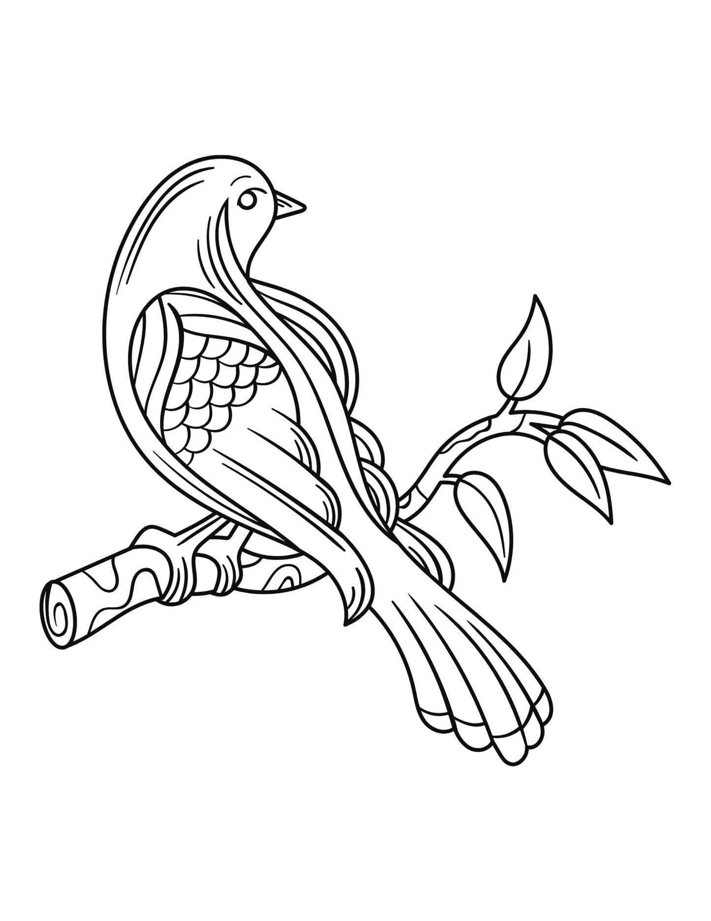 50 Bird Coloring Pages for Kids | Printable Bird Coloring Book | Learning Worksheets