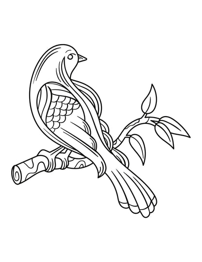 50 Bird Coloring Pages for Kids | Printable Bird Coloring Book | Learning Worksheets