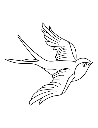 50 Bird Coloring Pages for Kids | Printable Bird Coloring Book | Learning Worksheets