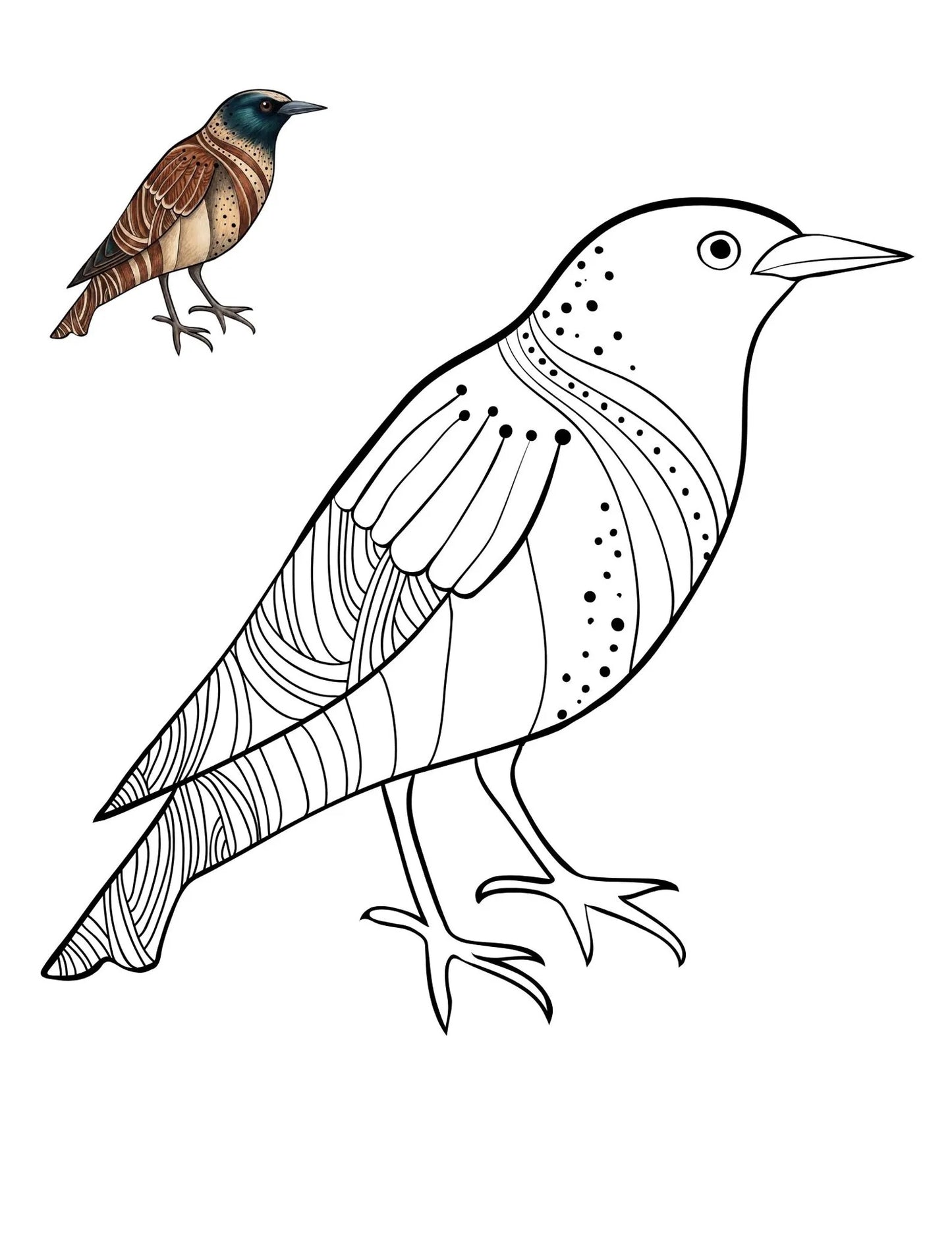 50 Bird Coloring Pages for Kids | Printable Bird Coloring Book | Learning Worksheets