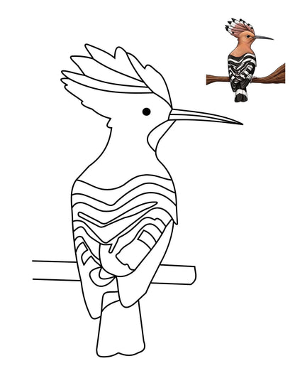 50 Bird Coloring Pages for Kids | Printable Bird Coloring Book | Learning Worksheets