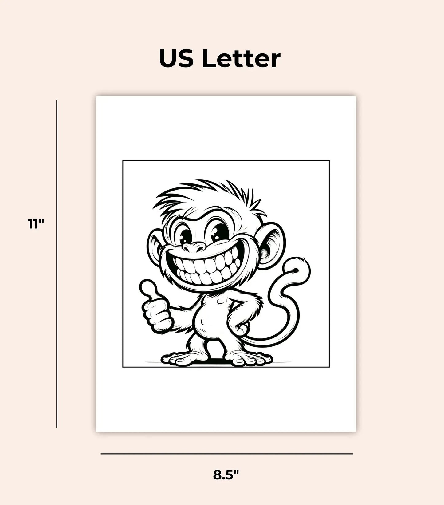 50 Funny Animal Coloring Pages for Kids & Adults | Cute Printable PDF Coloring Book | Fun Activity Sheets