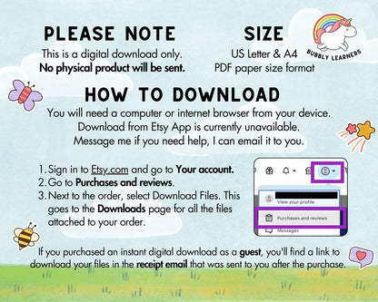 Printable Matching Worksheets – 50 Preschool & Kindergarten Match the Picture Activities | Busy Book Printable | Digital Products