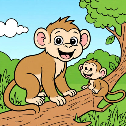 75 Animals Coloring Pages for Kids | Cute Printable Animal Coloring Book PDF