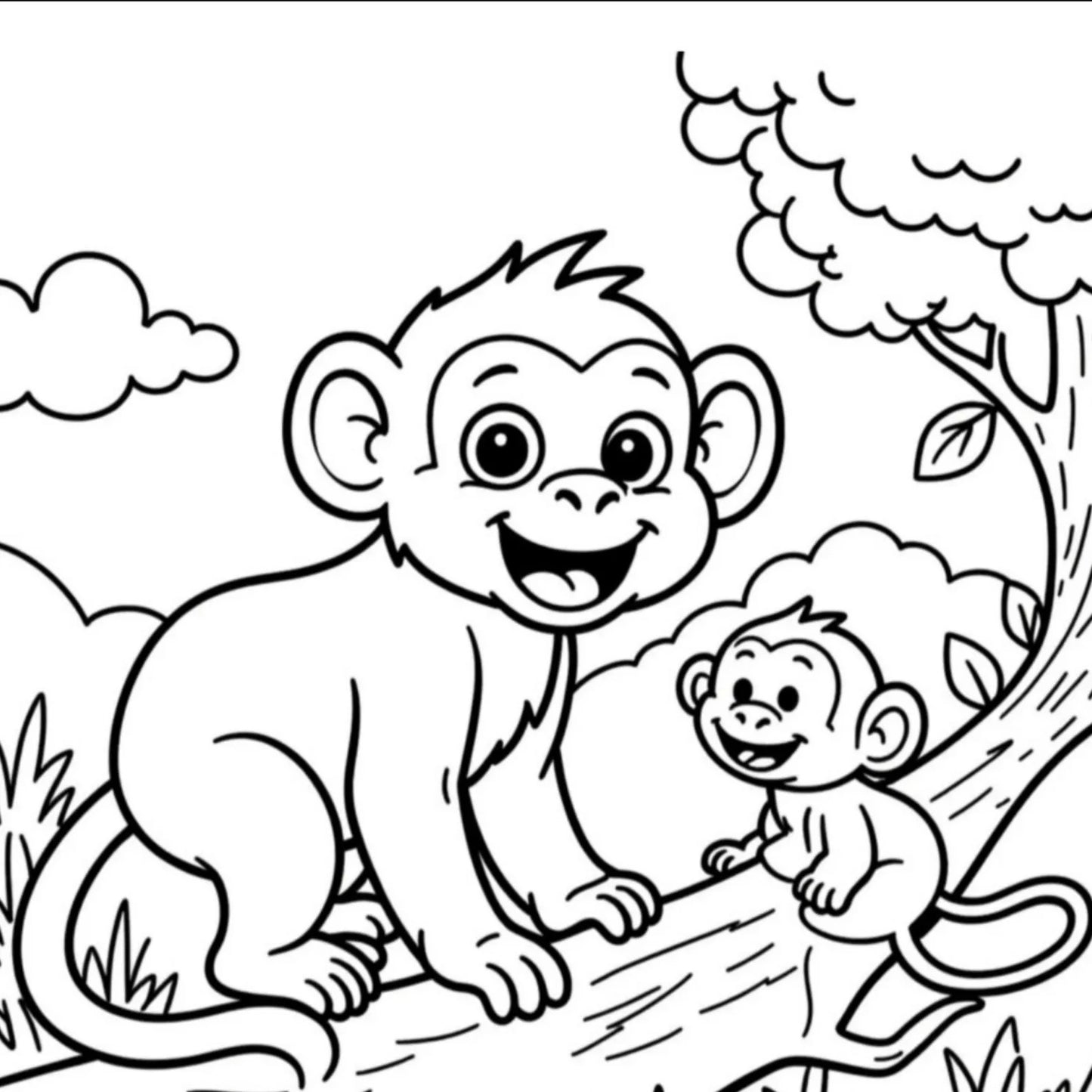 75 Animals Coloring Pages for Kids | Cute Printable Animal Coloring Book PDF