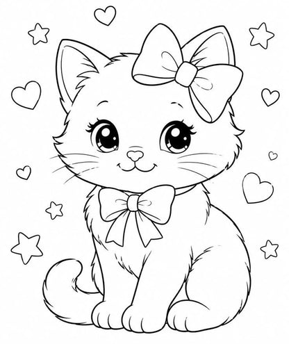 75 Animals Coloring Pages for Kids | Cute Printable Animal Coloring Book PDF
