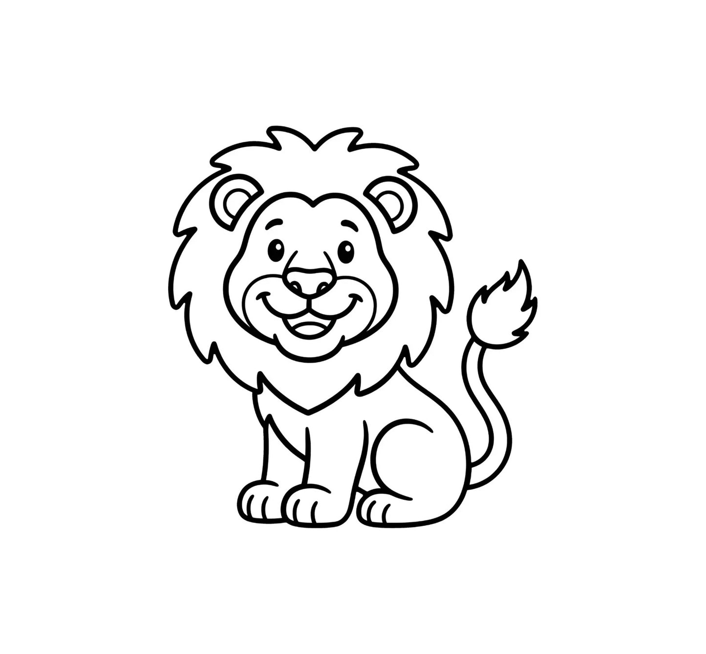 75 Animals Coloring Pages for Kids | Cute Printable Animal Coloring Book PDF