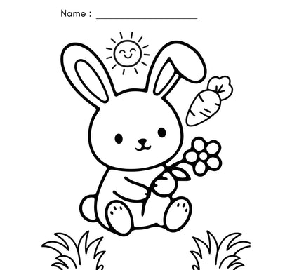 75 Animals Coloring Pages for Kids | Cute Printable Animal Coloring Book PDF
