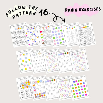 90 Brain & Finger Gym Worksheets for Kids (Printable PDF)