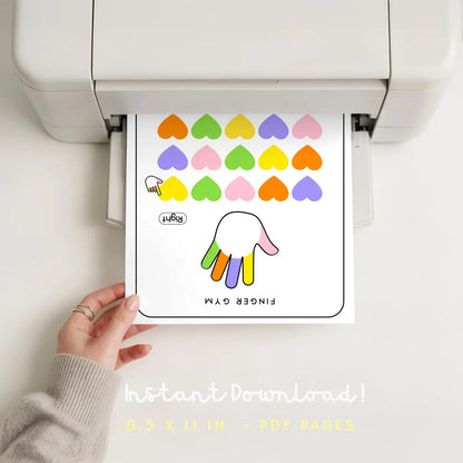 90 Brain & Finger Gym Worksheets for Kids (Printable PDF)