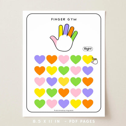 90 Brain & Finger Gym Worksheets for Kids (Printable PDF)