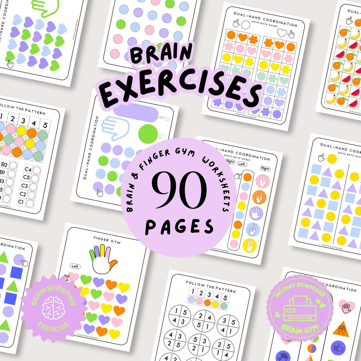 500,000+ Kids Educational Printables Bundle | Printable Worksheets, Coloring Pages, Busy Books