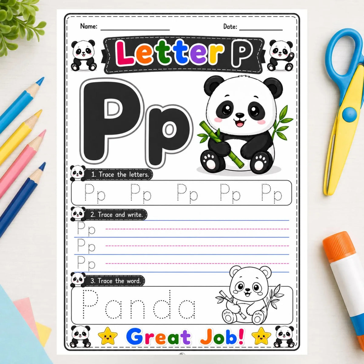A-Z Alphabet Tracing Worksheets | Preschool ABC Handwriting Printable PDF
