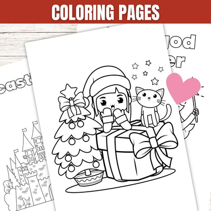Kids Activity Bundle – 3200+ Editable Canva Templates, PLR Worksheets, Learning Activities, Crafts, Games & Coloring Pages | Digital Products Download
