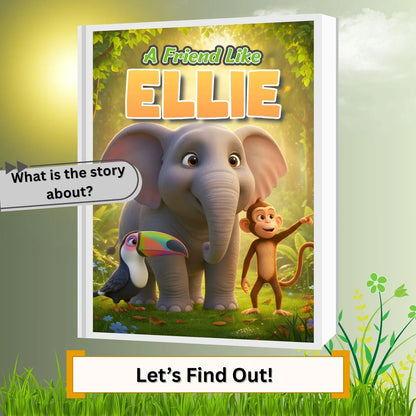 Kids Story Book PDF – A Friend Like Ellie | Children's Kindness Adventure Digital Download