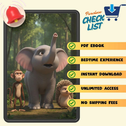 Kids Story Book PDF – A Friend Like Ellie | Children's Kindness Adventure Digital Download