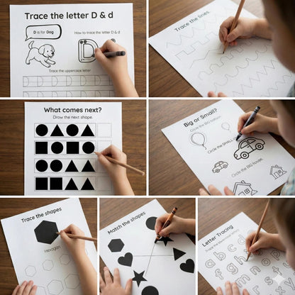 Preschool Curriculum Age 3-4 | Pre-K Homeschool Worksheets