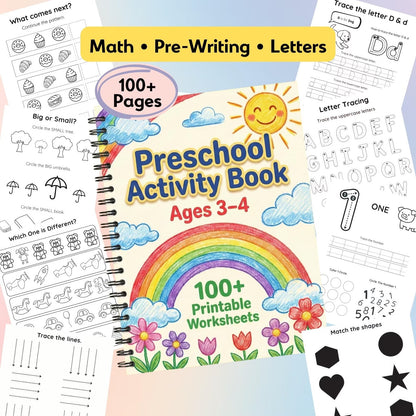 Preschool Curriculum Age 3-4 | Pre-K Homeschool Worksheets