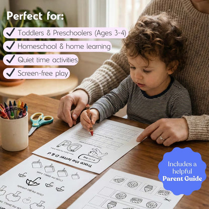 Preschool Curriculum Age 3-4 | Pre-K Homeschool Worksheets