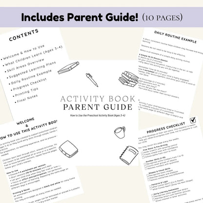Preschool Curriculum Age 3-4 | Pre-K Homeschool Worksheets