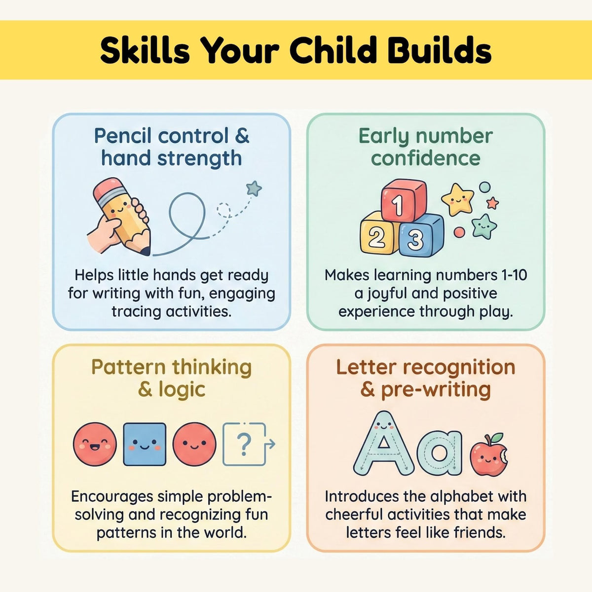 Preschool Curriculum Age 3-4 | Pre-K Homeschool Worksheets