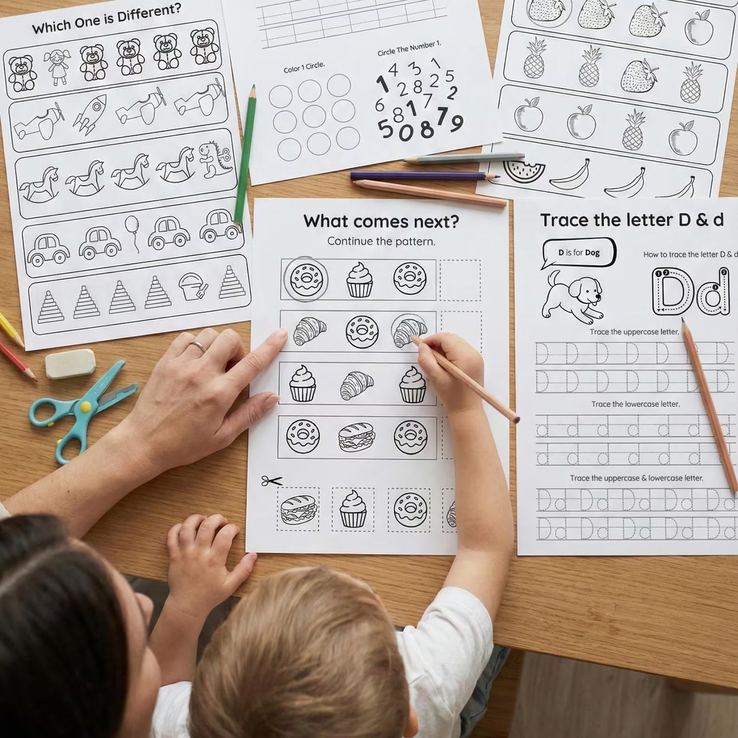 Preschool Curriculum Age 3-4 | Pre-K Homeschool Worksheets