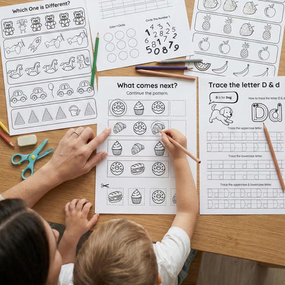Preschool Curriculum Age 3-4 | Pre-K Homeschool Worksheets
