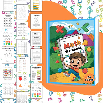 Preschool Math Workbook Bundle | Addition & Subtraction Canva PLR