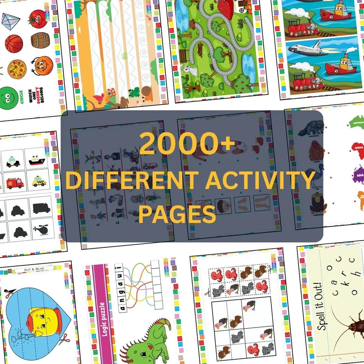 Preschool & Kindergarten Learning Bundle | 700+ Pages