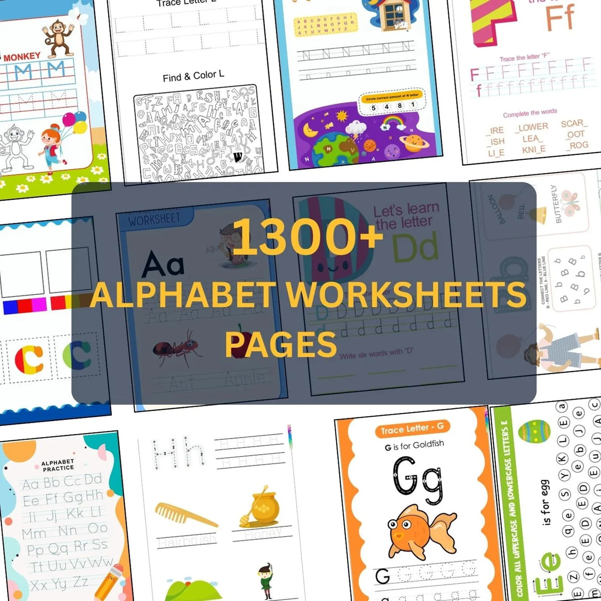 Preschool & Kindergarten Learning Bundle | 700+ Pages