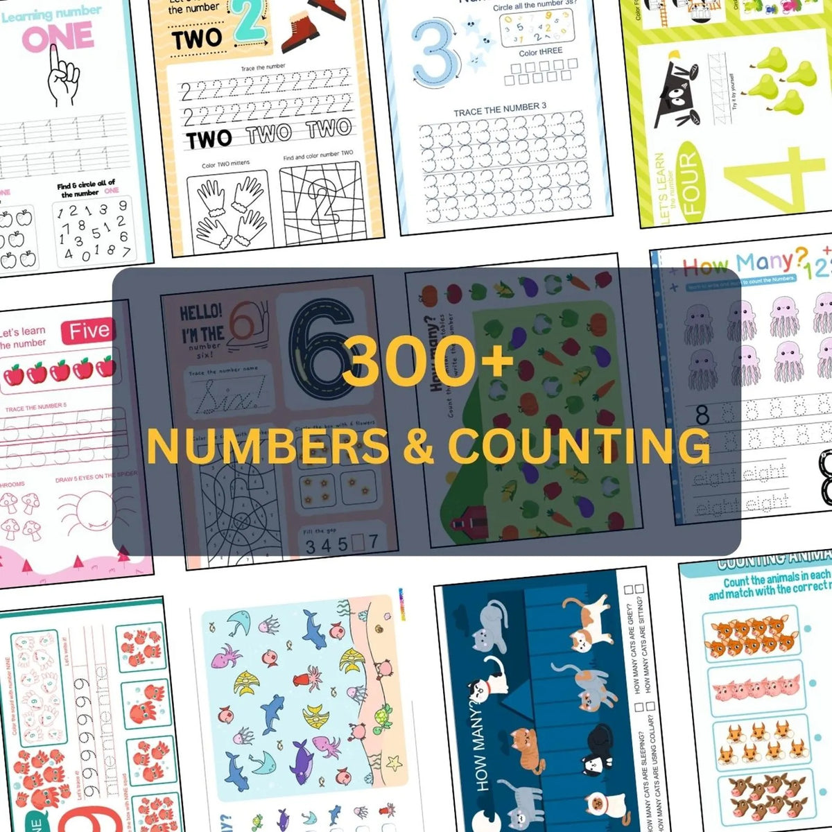 Preschool & Kindergarten Learning Bundle | 700+ Pages