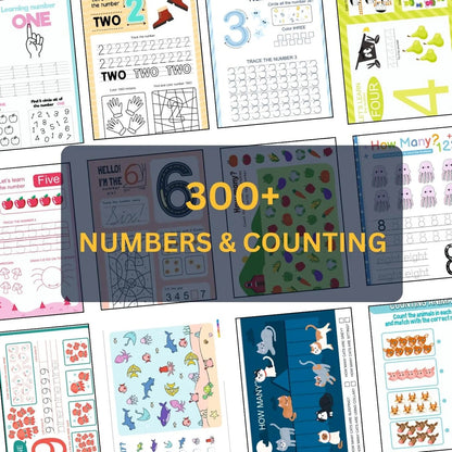 Preschool & Kindergarten Learning Bundle | 700+ Pages
